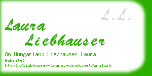 laura liebhauser business card